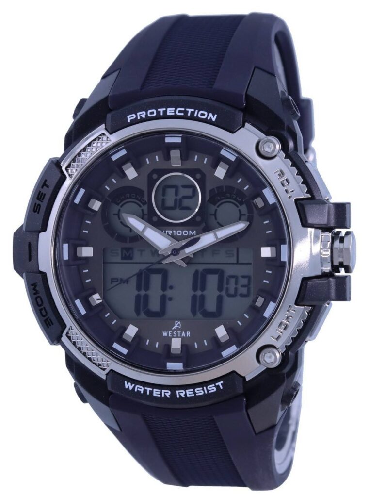 Westar Chronograph Black Dial Quartz 85001 PTN 003 100M Men’s Watch