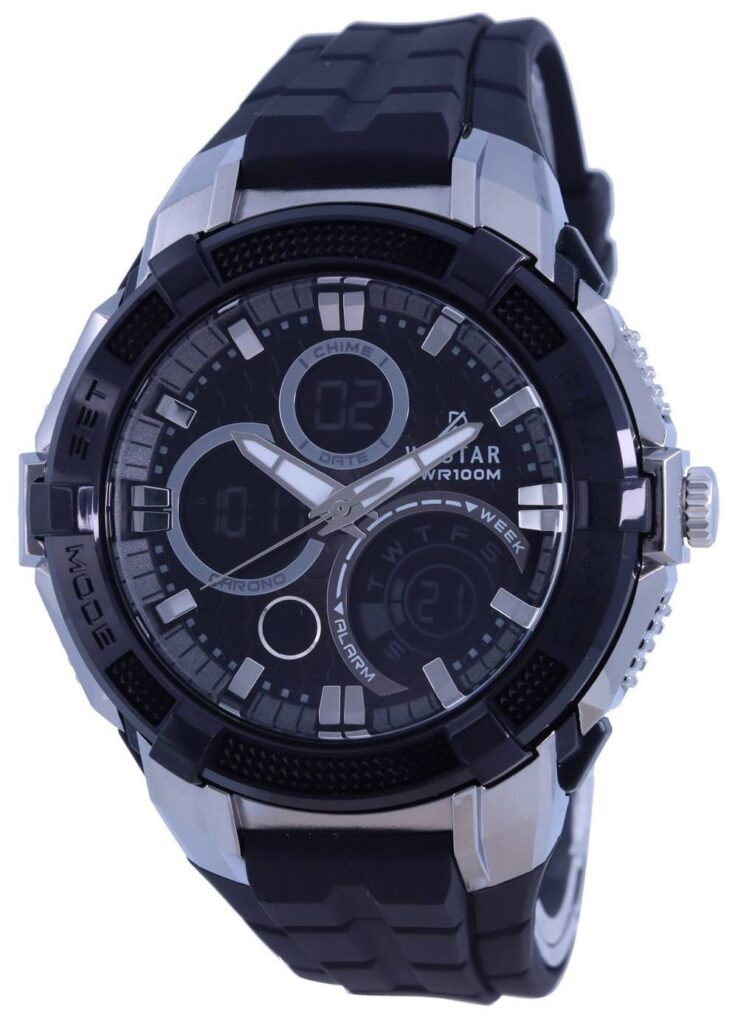Westar Chronograph Black Dial Quartz 85002 PTN 001 100M Men’s Watch