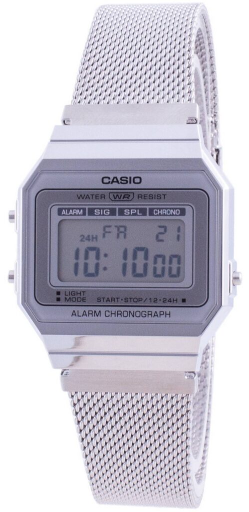 Casio Youth Vintage Daily Alarm Quartz A-700WM-7A A700WM-7A 100M Women’s Watch