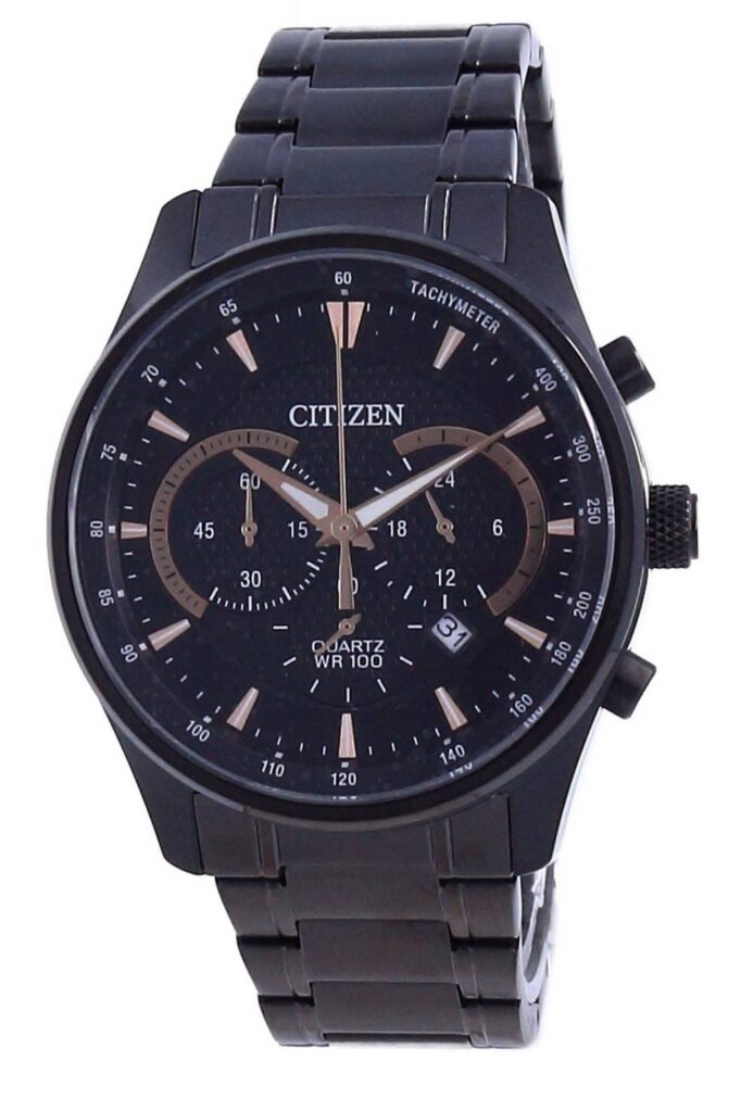 Citizen Black Dial Chronograph Quartz AN8195-58E 100M Men’s Watch