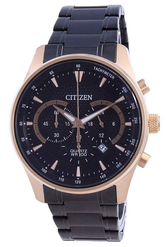 Citizen Black Dial Chronograph Quartz AN8196-55E 100M Men’s Watch