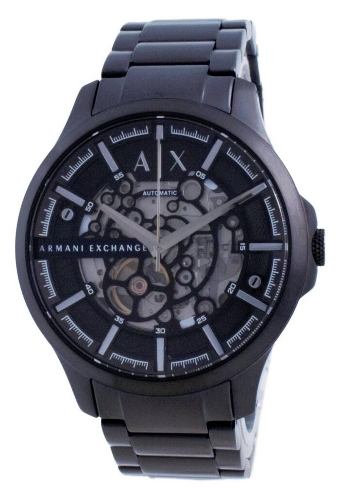 Armani Exchange Hampton Skeleton Stainless Steel Automatic AX2418 Men’s Watch