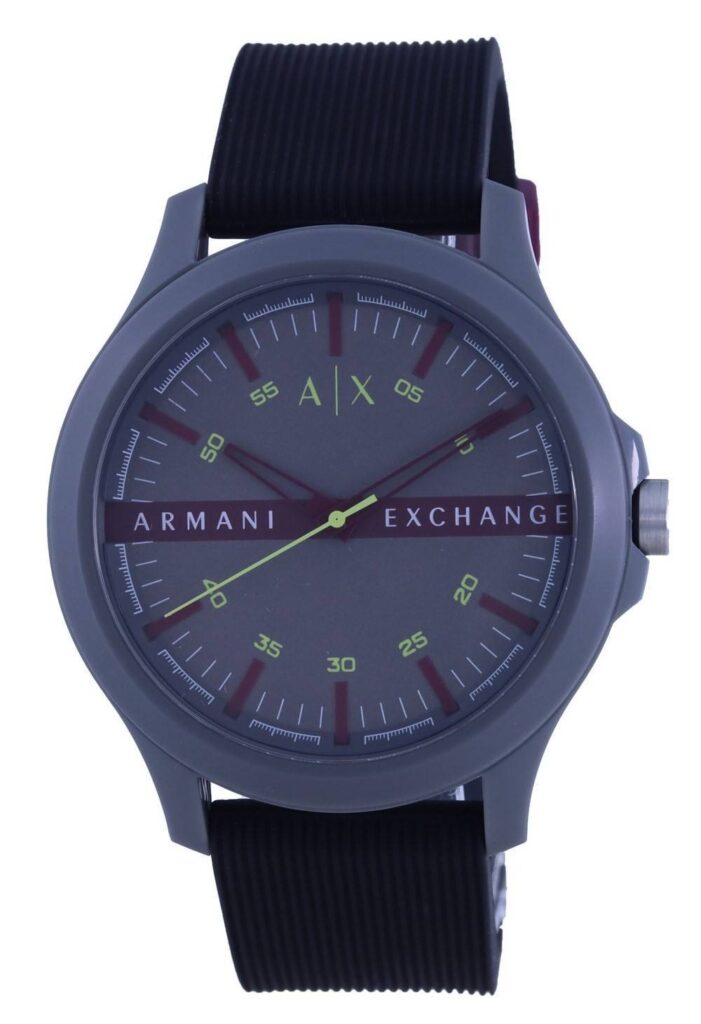 Armani Exchange Hampton Silicon Strap Quartz AX2425 Men’s Watch