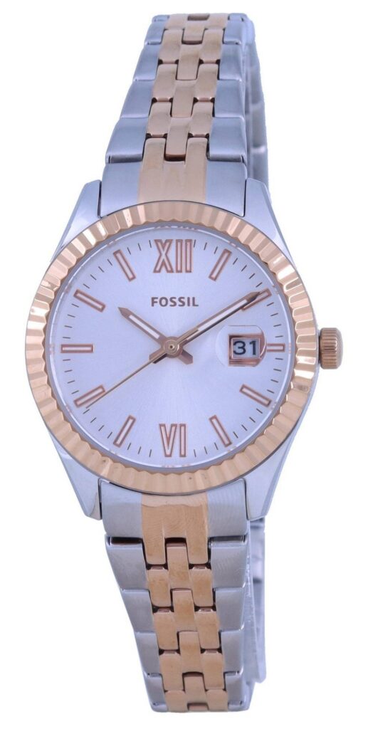 Fossil Scarlette Micro Silver Dial Stainless Steel Quartz ES4989 Women’s Watch