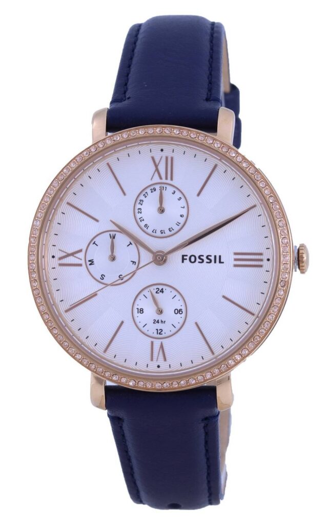 Fossil Jacqueline Multifunction Horloge Silver Dial Quartz ES5096 Women’s Watch