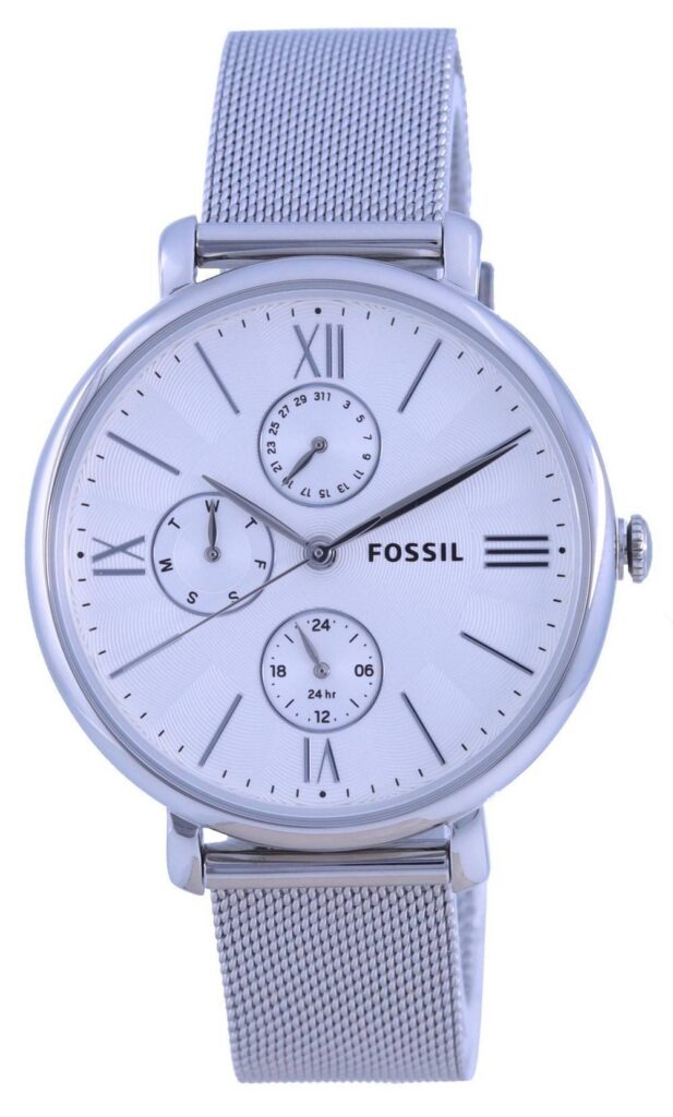 Fossil Jacqueline Multifunction Silver Dial Quartz ES5099 Women’s Watch