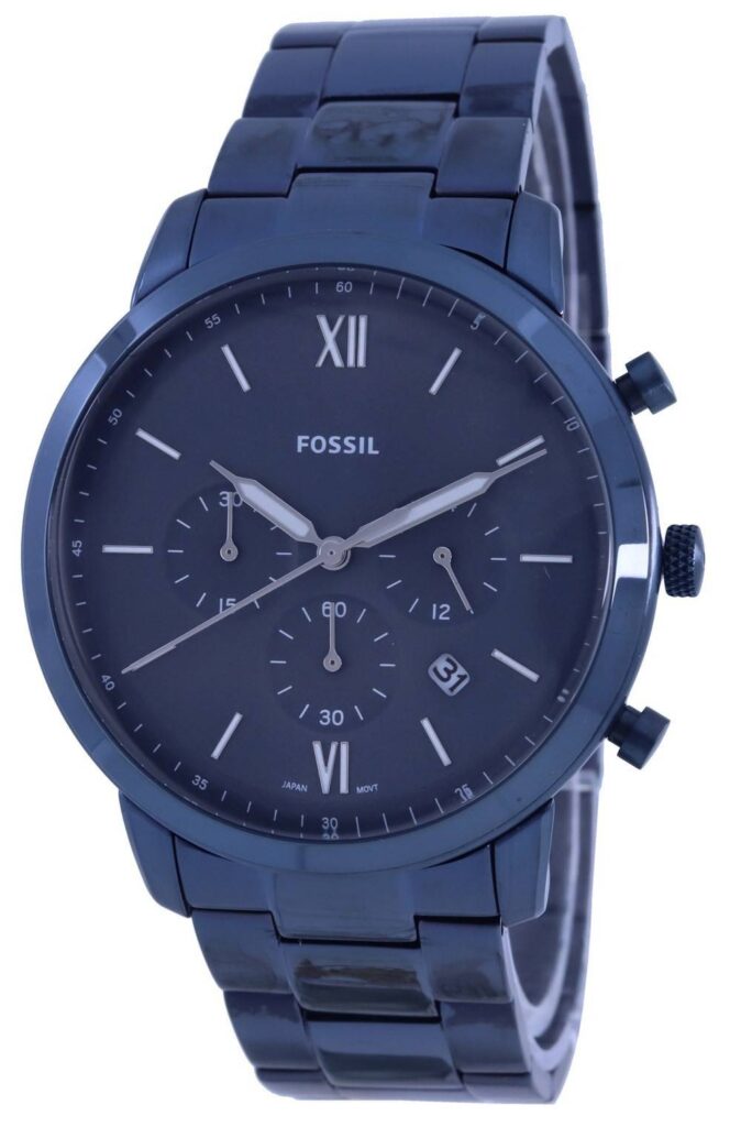 Fossil Neutra Chronograph Blue Dial Stainless Steel Quartz FS5826 Men’s Watch