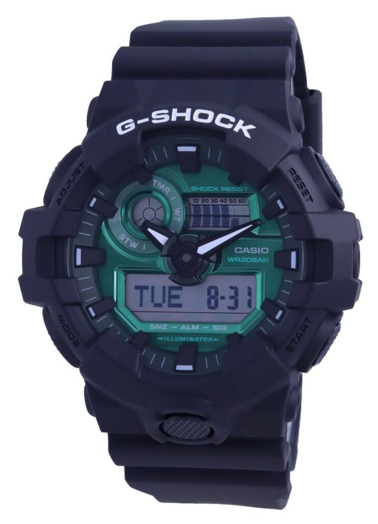 Casio G-Shock Midnight Green Special Colour Analog Digital GA-700MG-1A GA700MG-1 200M Men’s Watch
