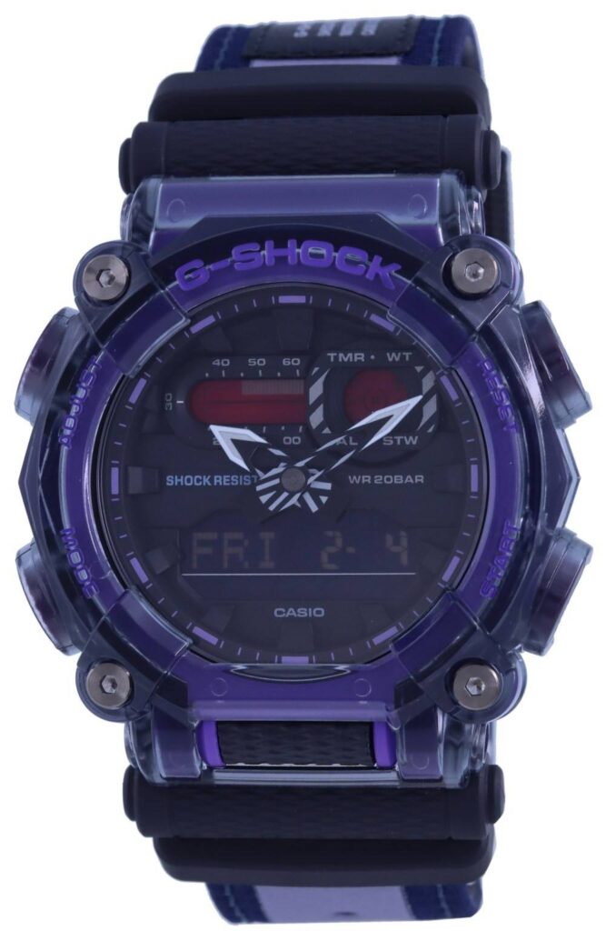 Casio G-Shock Tech Skeleton World Time Analog Digital GA-900TS-6A GA900TS-6 200M Men’s Watch