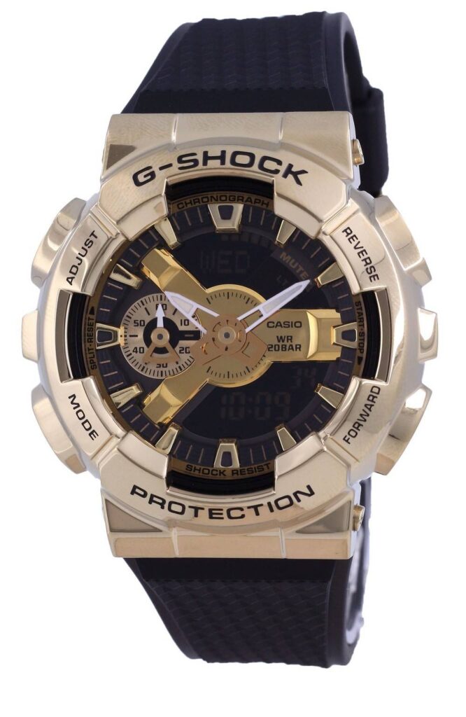 Casio G-Shock Analog Digital Metal Covered GM-110G-1A9 GM110G-1 200M Men’s Watch