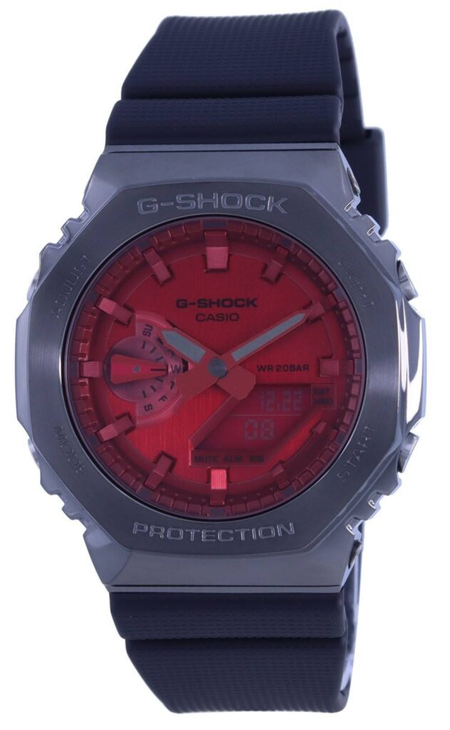 Casio G-Shock World Time Analog Digital Metal Covered GM-2100B-4A GM2100B-4 200M Women’s Watch