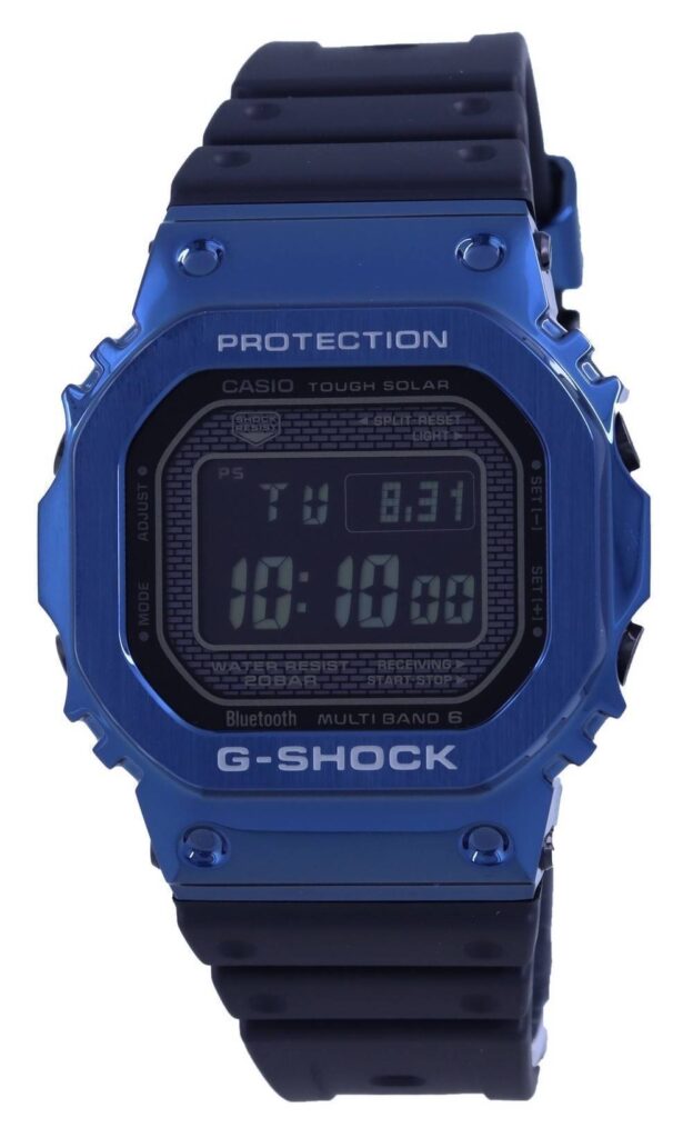 Casio G-Shock Full Metal Tough Solar Bluetooth Radio Controlled Digital GMW-B5000G-2 GMWB5000G-2 200M Men’s Watch