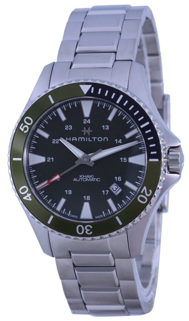 Hamilton Khaki Navy Scuba Green Dial Automatic H82375161 100M Men’s Watch