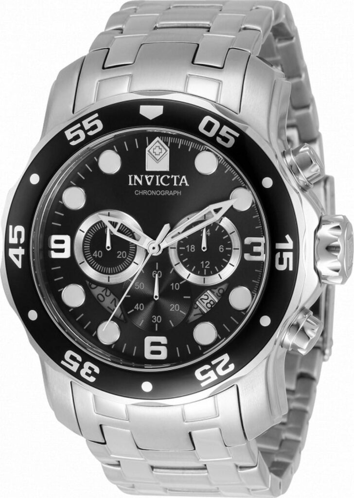 Invicta Pro Diver Chronograph Stainless Steel Quartz 34665 100M Men’s Watch