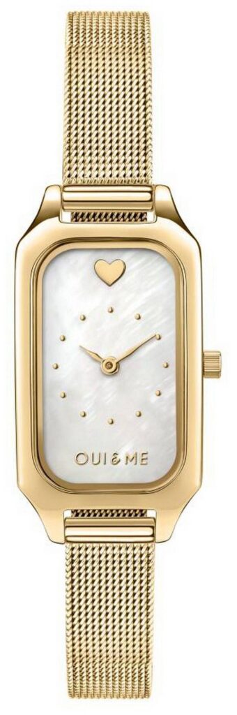 Oui  Me Finette White Dial Gold Tone Stainless Steel Quartz ME010198 Women’s Watch