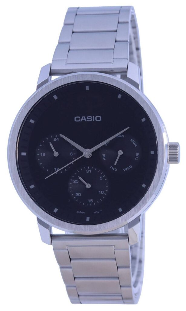 Casio Analog Black Dial Stainless Steel MTP-B305D-1E MTPB305D-1 Men’s Watch