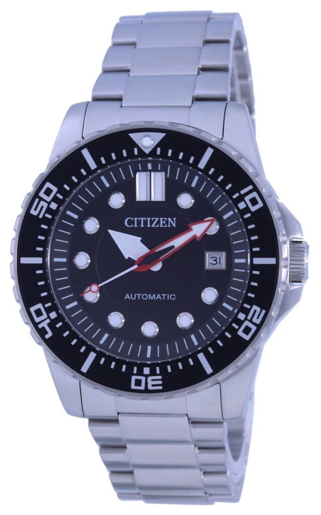 Citizen Black Dial Stainless Steel Automatic NJ0120-81E 100M Men’s Watch