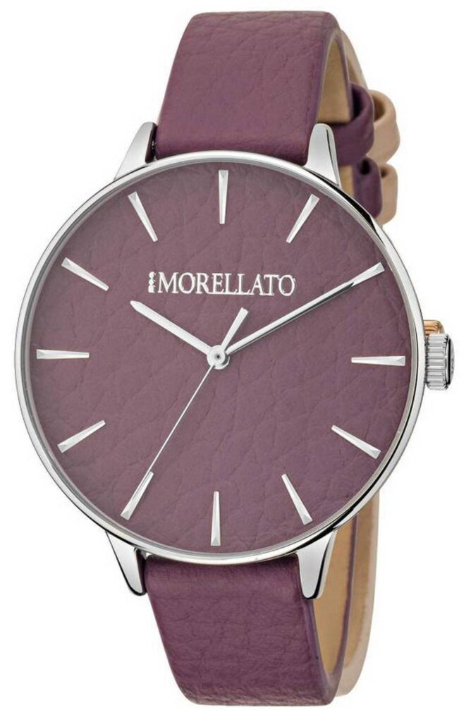 Morellato Ninfa Purple Dial Leather Strap Quartz R0151141518 Women’s Watch
