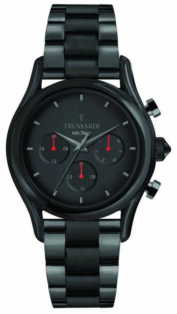 Trussardi T-Light Black Dial Stainless Steel Quartz R2453127009 Men’s Watch