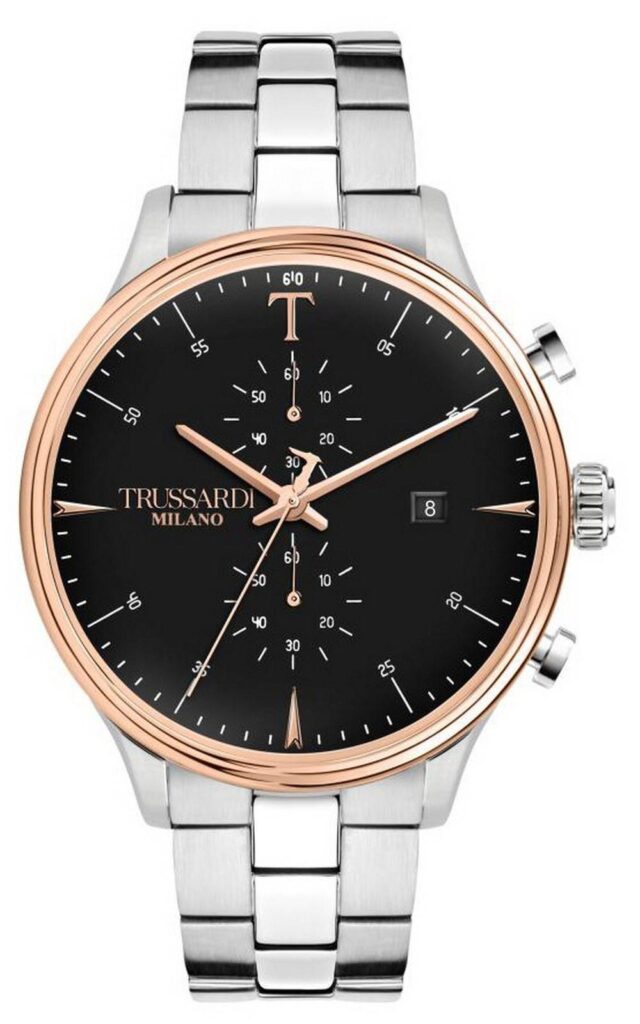 Trussardi T-Complicity Chronograph Black Dial Stainless Steel Quartz R2473630002 Men’s Watch