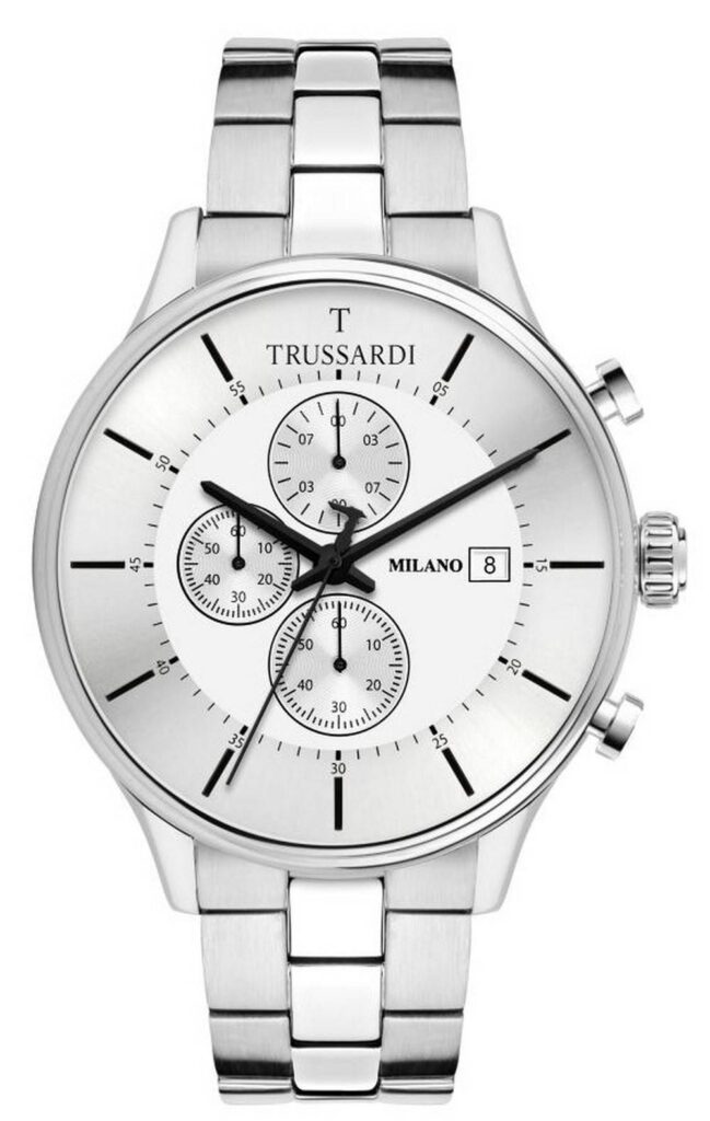 Trussardi T-Complicity Chronograph Silver Dial Stainless Steel R2473630004 Men’s Watch