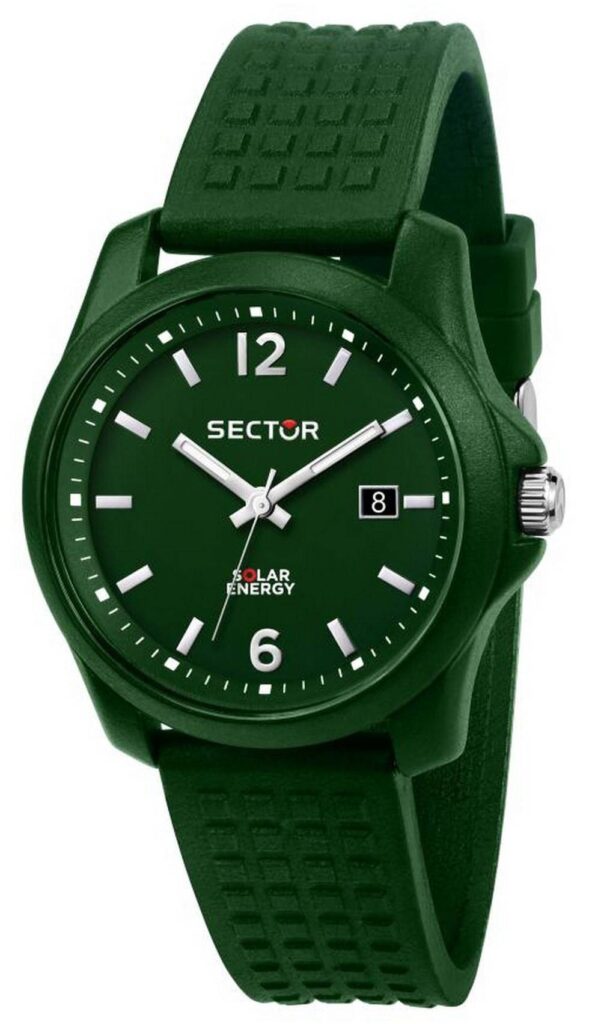 Sector 16.5 Green Dial Silicon Strap Quartz R3251165005 Men’s Watch