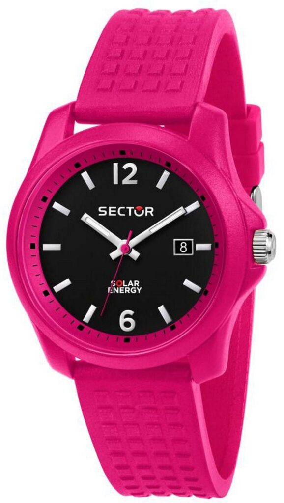 Sector 16.5 Black Dial Silicon Strap Quartz R3251165501 Women’s Watch