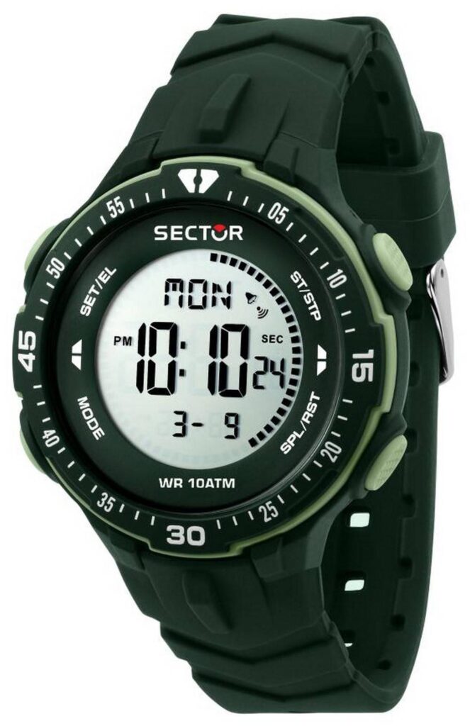 Sector EX-26 Digital Silicon Strap Quartz R3251280003 100M Men’s Watch