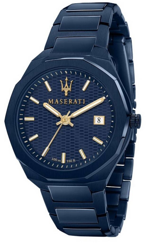 Maserati Blue Edition Blue Dial Stainless Steel Quartz R8853141001 100M Men’s Watch