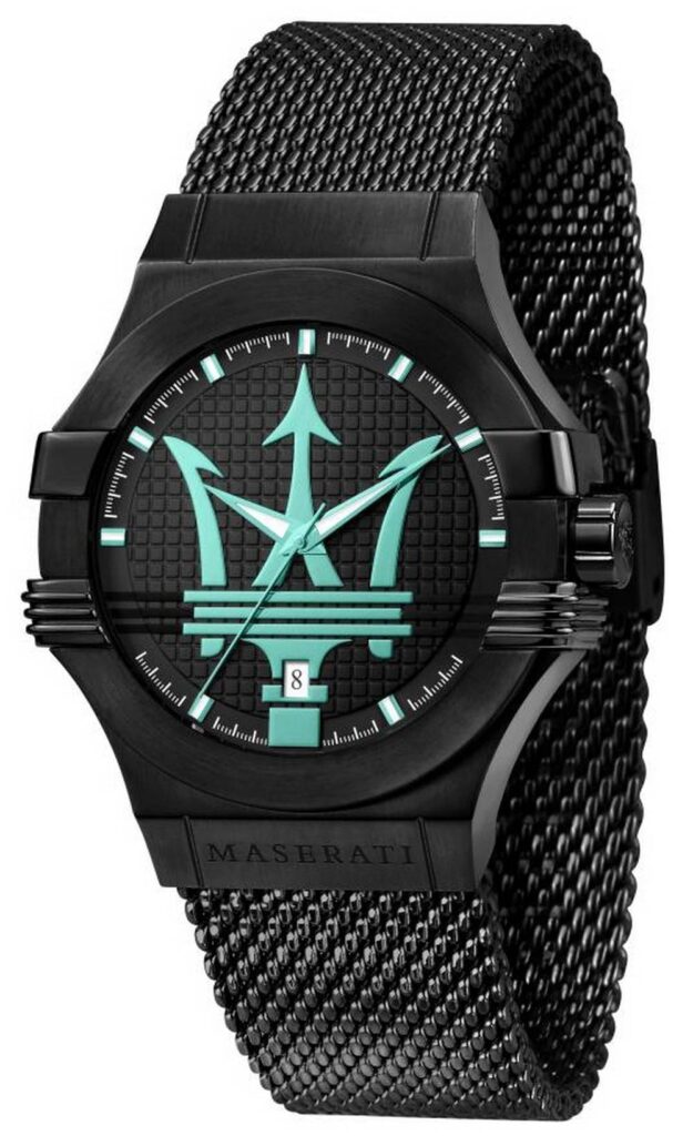 Maserati Aqua Edition Black Dial Stainless Steel Quartz R8853144002 100M Men’s Watch