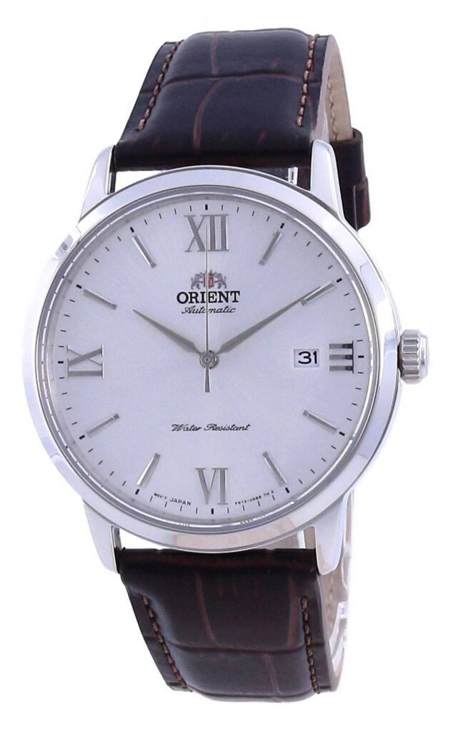 Orient Contemporary White Dial Leather Automatic RA-AC0F12S10B Men’s Watch