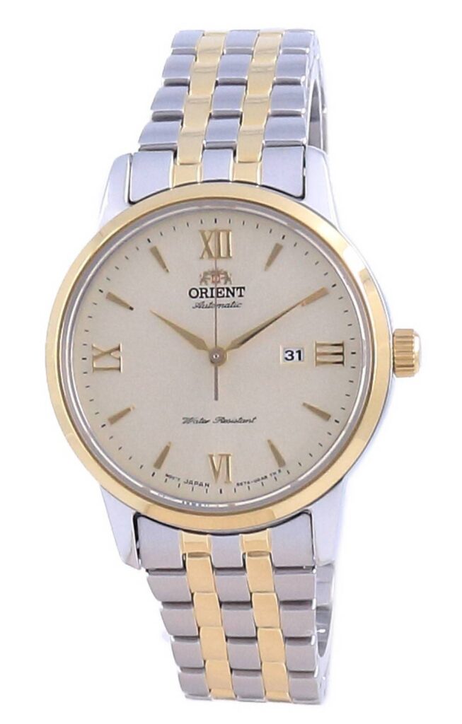 Orient Contemporary Champagne Dial Two Tone Stainless Steel Automatic RA-NR2001G10B Women’s Watch