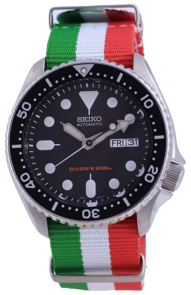 Seiko Automatic Diver’s Polyester SKX007K1-var-NATO23 200M Men’s Watch