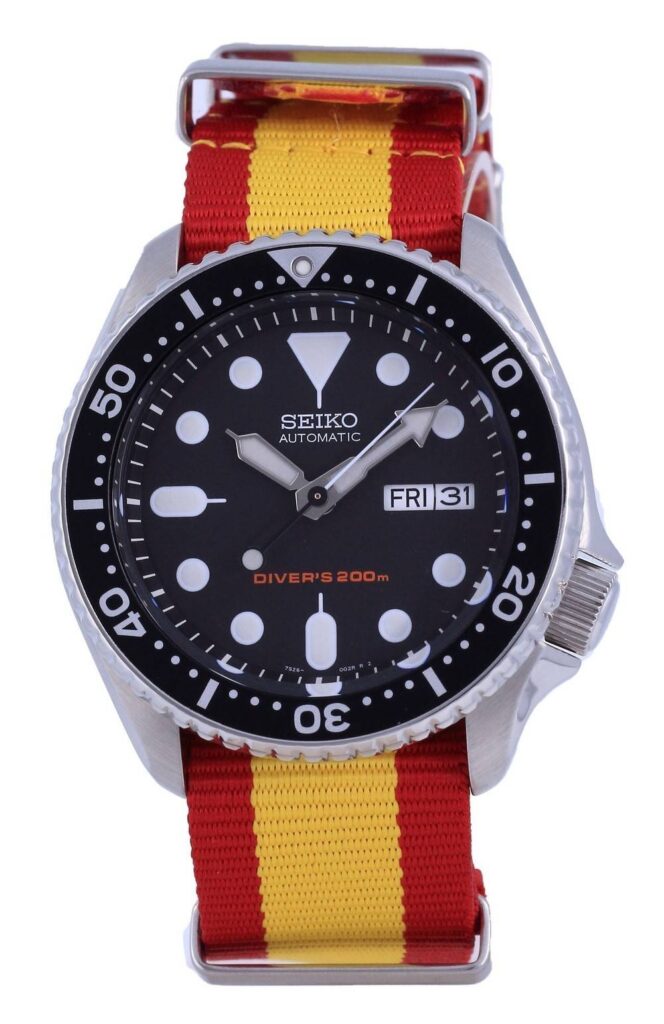 Seiko Automatic Diver’s Polyester SKX007K1-var-NATO29 200M Men’s Watch