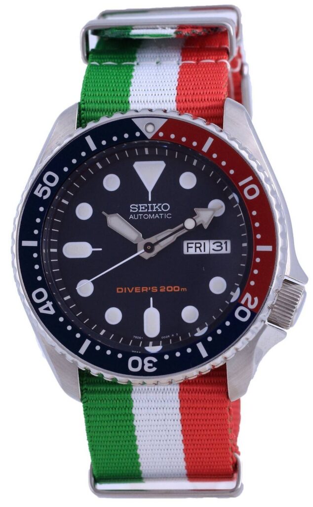 Seiko Automatic Diver’s Polyester SKX009K1-var-NATO23 200M Men’s Watch