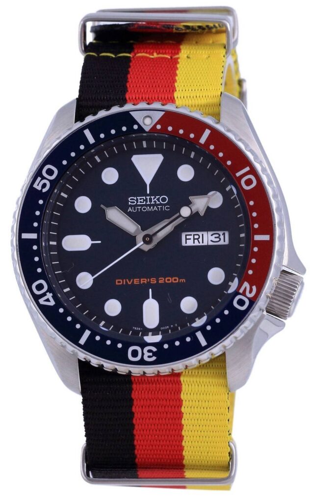 Seiko Automatic Diver’s Polyester SKX009K1-var-NATO26 200M Men’s Watch
