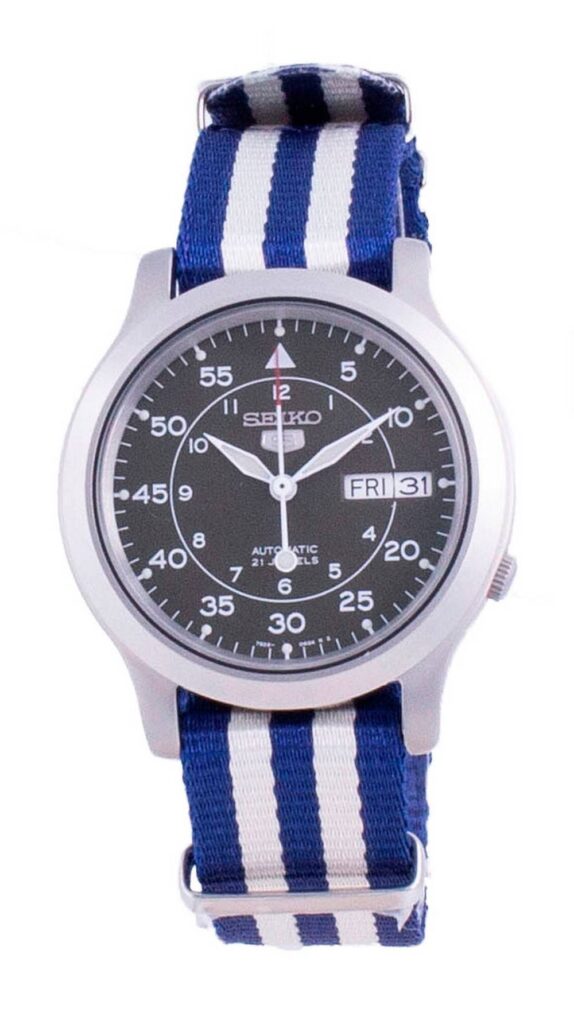 Seiko 5 Military SNK805K2-var-NATOS17 Automatic Nylon Strap Men’s Watch