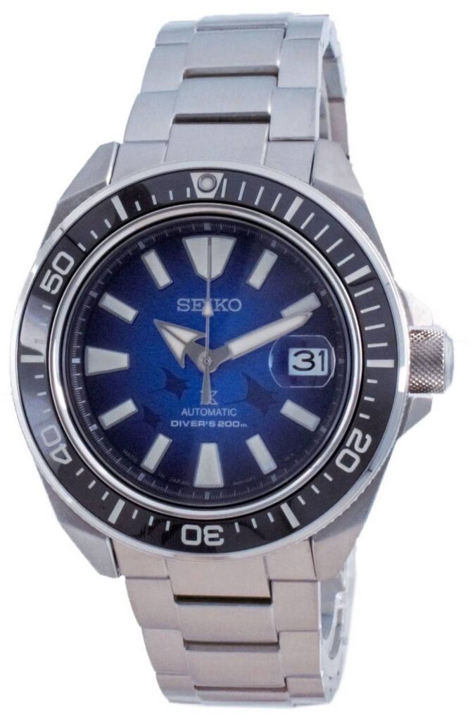 Seiko Prospex Save The Ocean Manta Ray Edition Automatic Diver’s SRPE33 SRPE33J1 SRPE33J 200M Men’s Watch