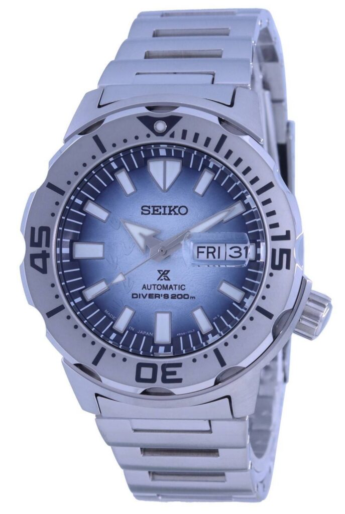 Seiko Prospex Save The Ocean Frost Monster Special Edition Automatic Diver’s SRPG57 SRPG57J1 SRPG57J 200M Men’s Watch
