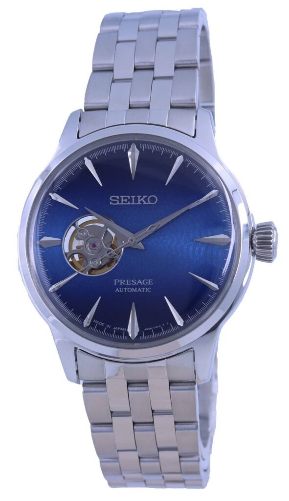 Seiko Presage Cocktail Time “Blue Acapulco” Open Heart Automatic SSA439 SSA439J1 SSA439J Men’s Watch