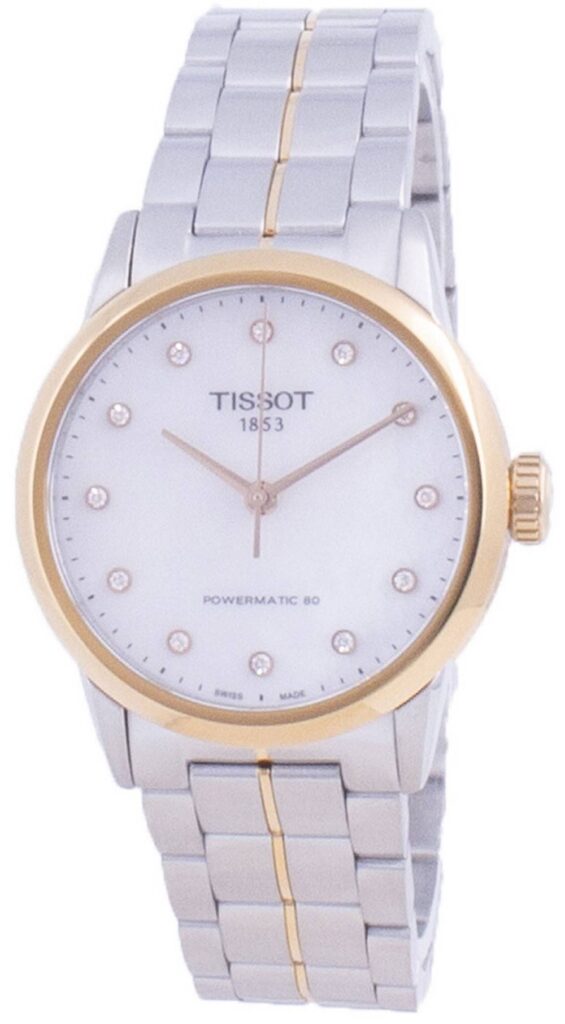 Tissot Luxury Lady Powermatic 80 Diamond Accents Automatic T086.207.22.116.00 T0862072211600 Women’s Watch