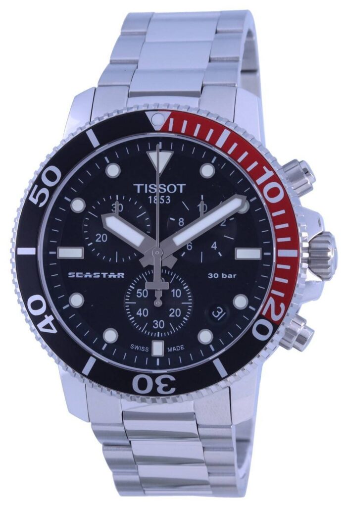 Tissot T-Sport Seastar 1000 Diver’s Chronograph Quartz T120.417.11.051.01 T1204171105101 300M Men’s Watch