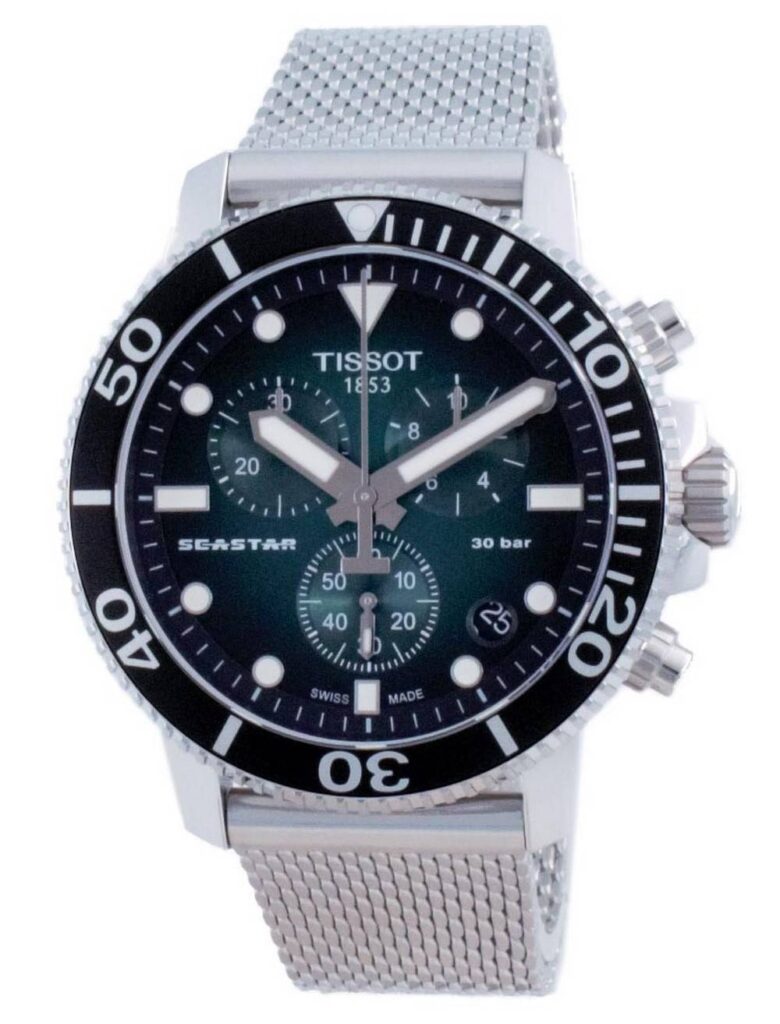 Tissot T-Sport Seastar 1000 Chronograph Diver’s Quartz T120.417.11.091.00 T1204171109100 300M Men’s Watch