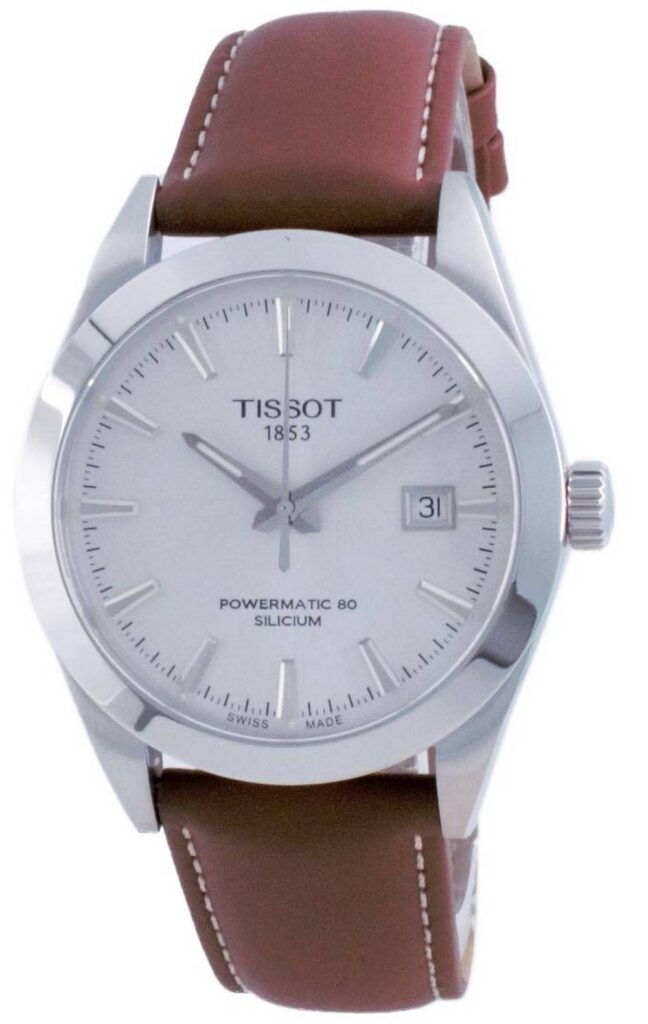 Tissot T-Classic Gentleman Powermatic 80 Silicium Automatic T127.407.16.031.00 T1274071603100 100M Men’s Watch